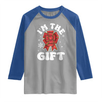 Funny Christmas Present Costume Raglan Shirt I Am The Gift