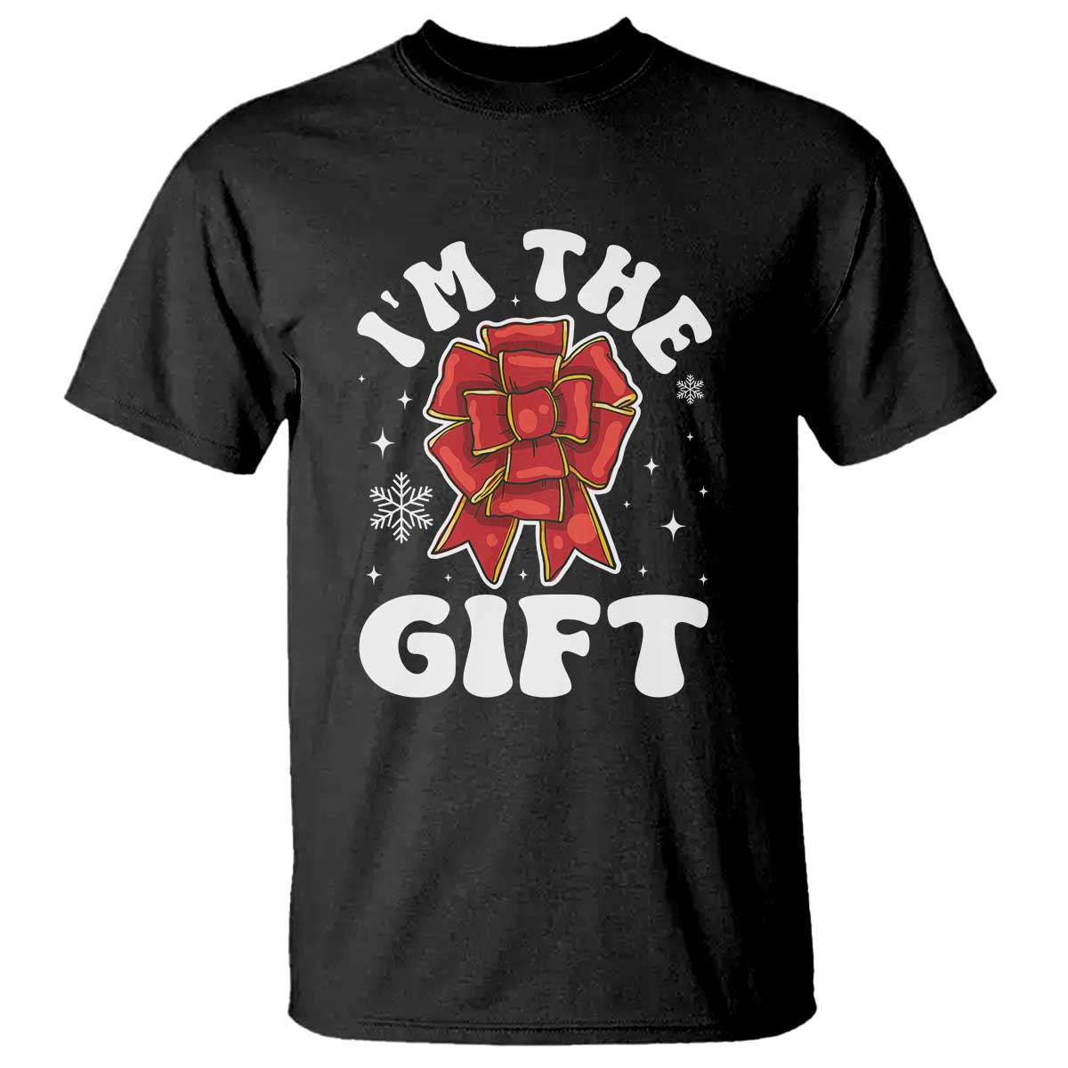 Funny Christmas Present Costume T Shirt I Am The Gift - Wonder Print Shop
