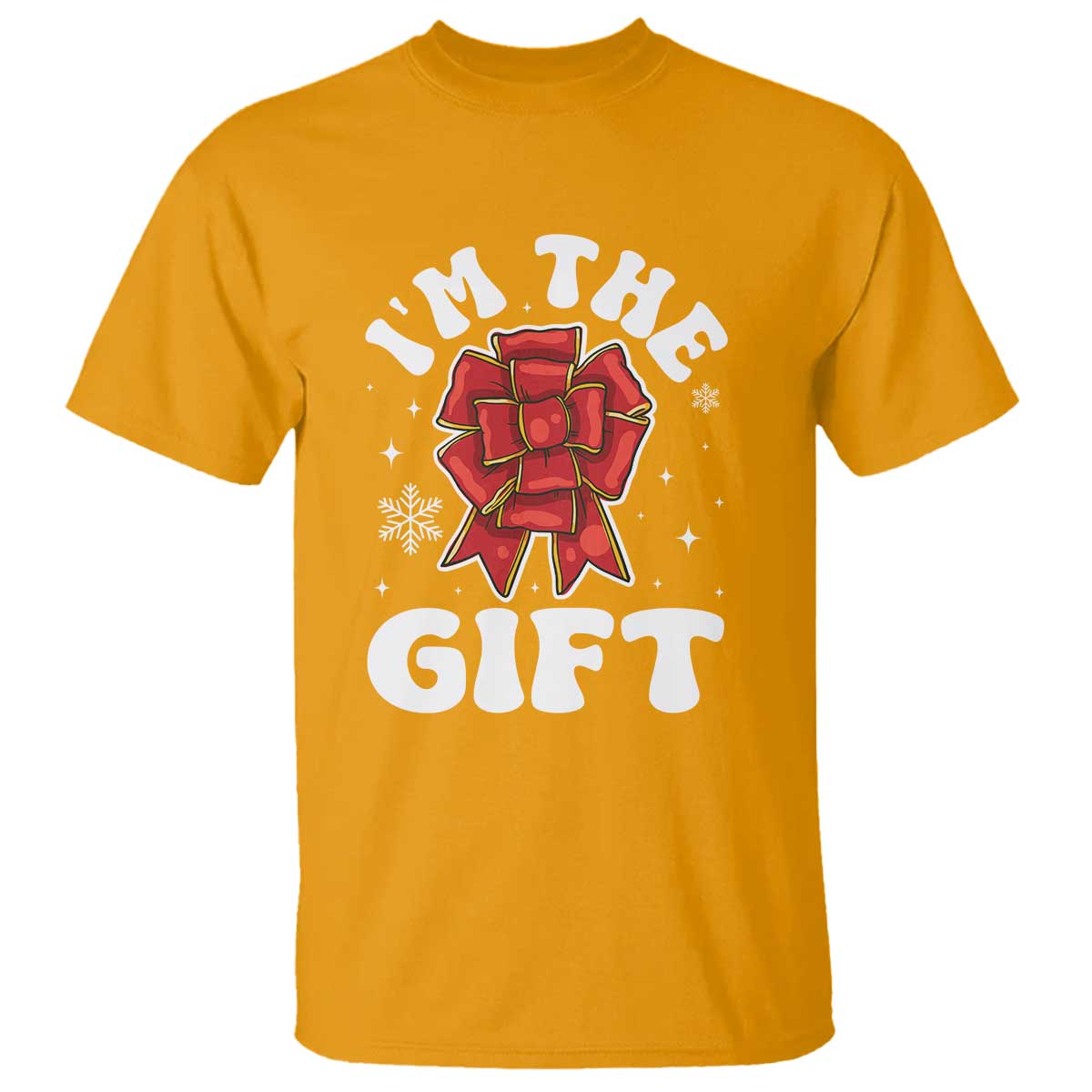Funny Christmas Present Costume T Shirt I Am The Gift - Wonder Print Shop
