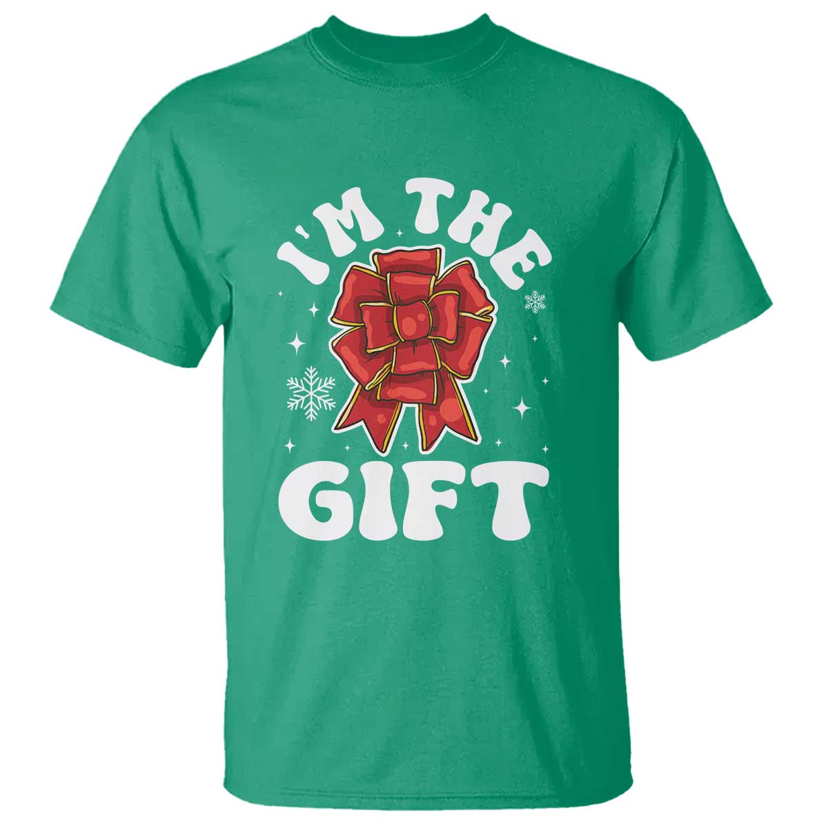 Funny Christmas Present Costume T Shirt I Am The Gift - Wonder Print Shop