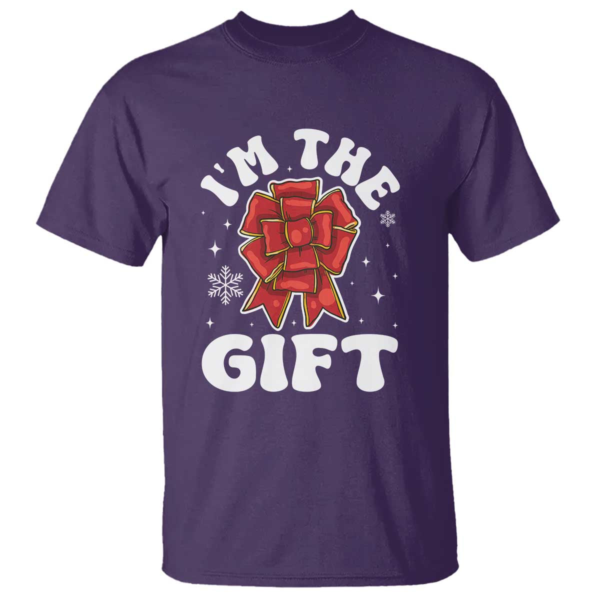 Funny Christmas Present Costume T Shirt I Am The Gift - Wonder Print Shop