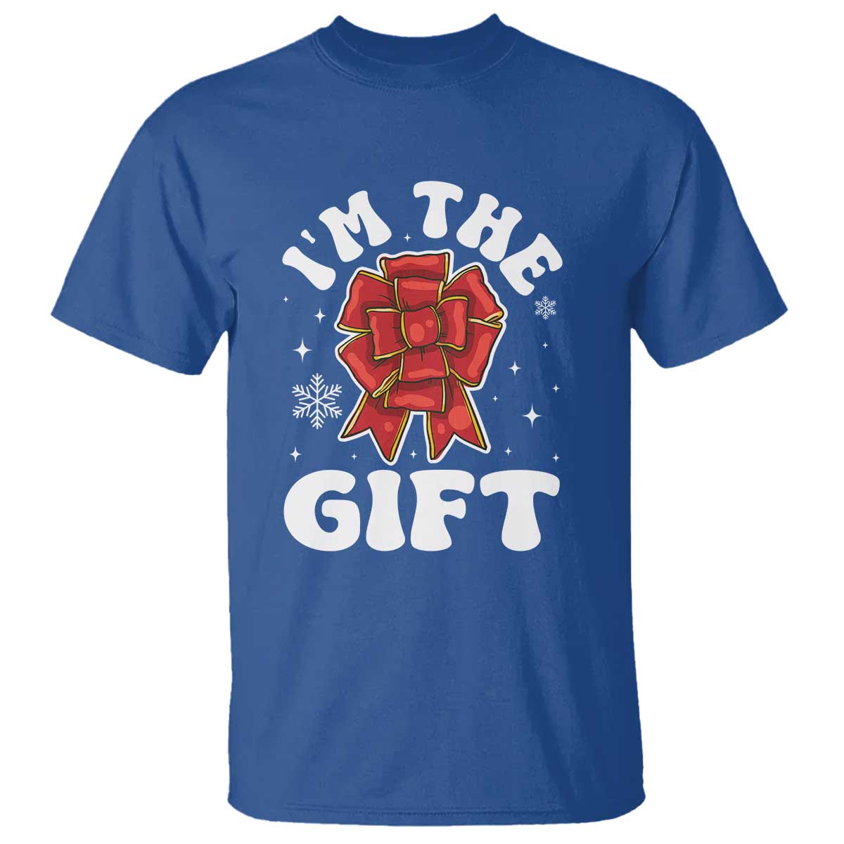 Funny Christmas Present Costume T Shirt I Am The Gift - Wonder Print Shop