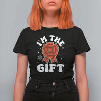 Funny Christmas Present Costume T Shirt For Women I Am The Gift - Wonder Print Shop