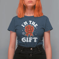 Funny Christmas Present Costume T Shirt For Women I Am The Gift - Wonder Print Shop