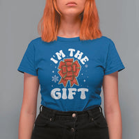 Funny Christmas Present Costume T Shirt For Women I Am The Gift - Wonder Print Shop