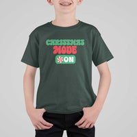 Funny Christmas Mode On T Shirt For Kid - Wonder Print Shop
