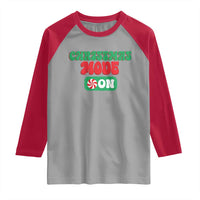 Funny Christmas Mode On Raglan Shirt