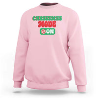Funny Christmas Mode On Sweatshirt - Wonder Print Shop