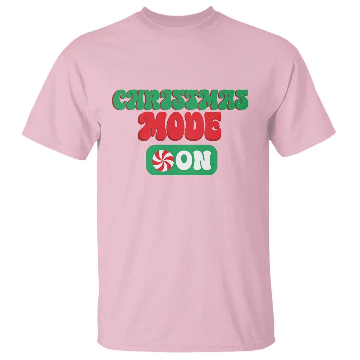 Funny Christmas Mode On T Shirt - Wonder Print Shop