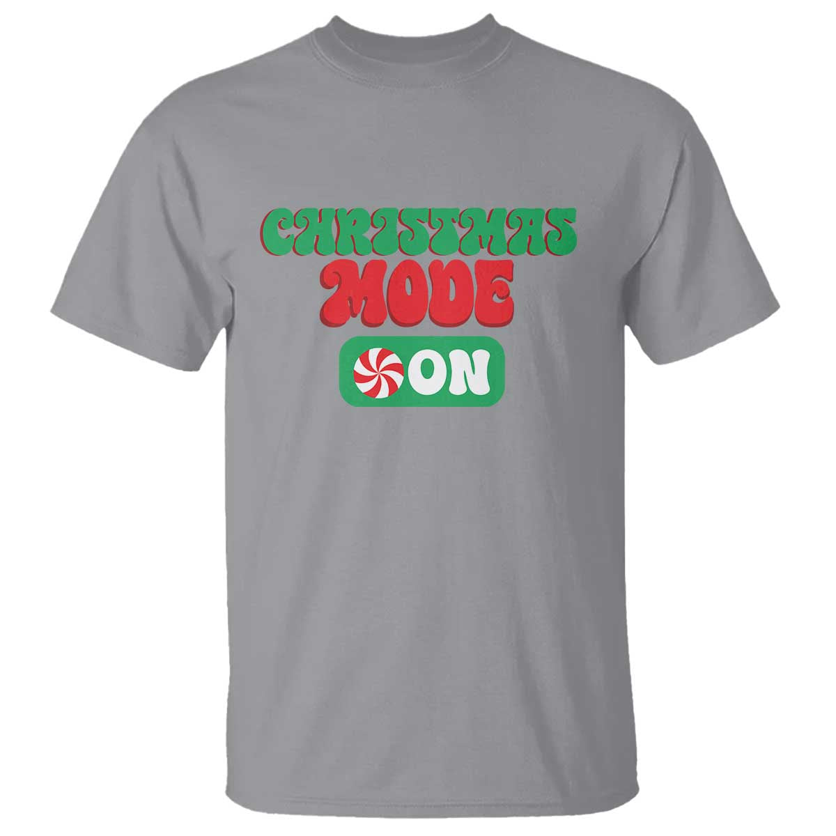 Funny Christmas Mode On T Shirt - Wonder Print Shop