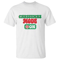Funny Christmas Mode On T Shirt - Wonder Print Shop
