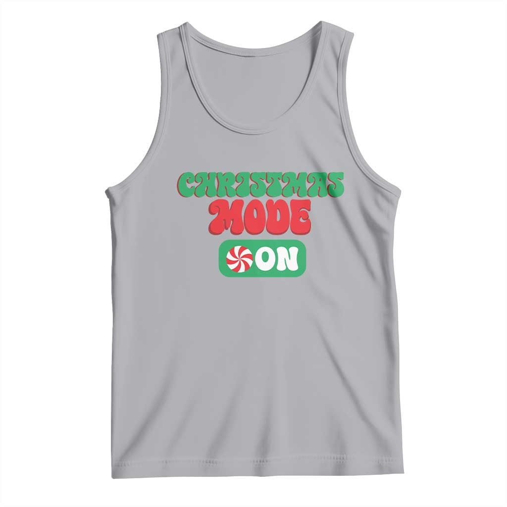 Funny Christmas Mode On Tank Top