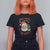 Funny Christmas T Shirt For Women Nothing For You Whore Santa Middle Finger - Wonder Print Shop