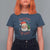 Funny Christmas T Shirt For Women Nothing For You Whore Santa Middle Finger - Wonder Print Shop