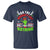 Funny Christmas T Shirt On The List Of Naughty And I Regret Nothing - Wonder Print Shop