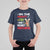Funny Christmas T Shirt For Kid On The List Of Naughty And I Regret Nothing Reindeer - Wonder Print Shop
