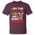Funny Christmas T Shirt On The List Of Naughty And I Regret Nothing Reindeer - Wonder Print Shop