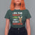 Funny Christmas T Shirt For Women On The List Of Naughty And I Regret Nothing Reindeer - Wonder Print Shop
