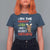 Funny Christmas T Shirt For Women On The List Of Naughty And I Regret Nothing Reindeer - Wonder Print Shop