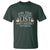 Funny Christmas T Shirt On The List Of Naughty And I Regret Nothing Middle Finger - Wonder Print Shop