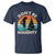 Funny Xmas T Shirt Don't Be Naughty Dog Peeing Christmas Tree - Wonder Print Shop