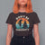 Funny Xmas T Shirt For Women Don't Be Naughty Dog Peeing Christmas Tree - Wonder Print Shop