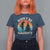 Funny Xmas T Shirt For Women Don't Be Naughty Dog Peeing Christmas Tree - Wonder Print Shop
