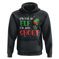 Funny Christmas Hoodie Im Not An Elf Just Short