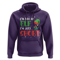 Funny Christmas Hoodie Im Not An Elf Just Short