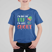 Funny Christmas T Shirt For Kid Im Not An Elf Just Short - Wonder Print Shop
