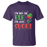 Funny Christmas T Shirt Im Not An Elf Just Short - Wonder Print Shop