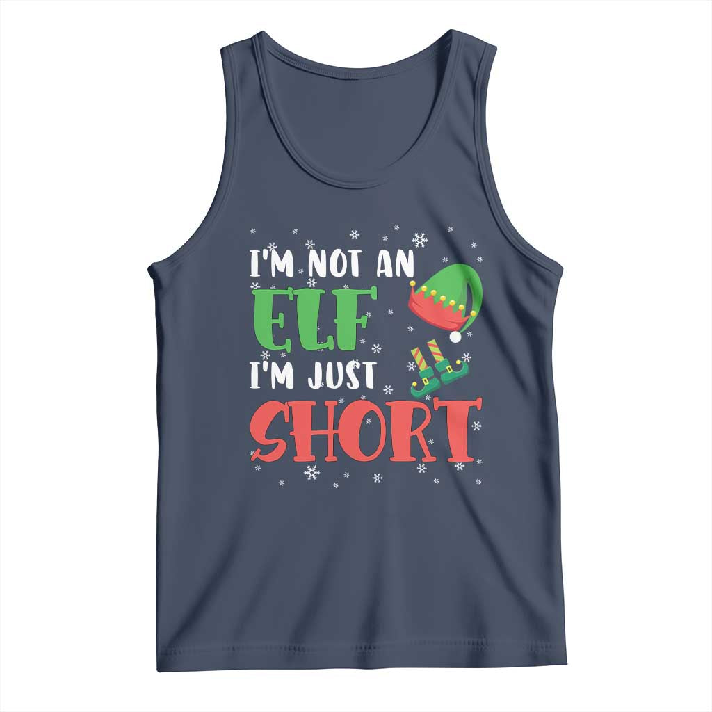 Funny Christmas Tank Top Im Not An Elf Just Short