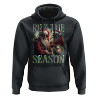 Funny Christmas Santa Hoodie Rizz The Season Cool Santa