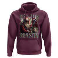 Funny Christmas Santa Hoodie Rizz The Season Cool Santa