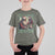 Funny Christmas Santa T Shirt For Kid Rizz The Season Cool Santa - Wonder Print Shop