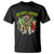 Funny Weed Christmas T Shirt Merry Juana Santa Skeleton 420 - Wonder Print Shop