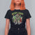 Funny Weed Christmas T Shirt For Women Merry Juana Santa Skeleton 420 - Wonder Print Shop