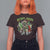 Funny Weed Christmas T Shirt For Women Merry Juana Santa Skeleton 420 - Wonder Print Shop