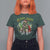 Funny Weed Christmas T Shirt For Women Merry Juana Santa Skeleton 420 - Wonder Print Shop