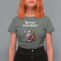 Funny Christmas T Shirt For Women Weed For Everybody Cannabis 420 - Wonder Print Shop