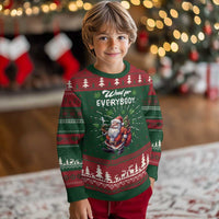 Funny Xmas Ugly Christmas Sweater Weed For Everybody Cannabis 420 - Wonder Print Shop