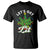Funny Weed Christmas T Shirt Let's Get Lit Christmas Tree Cannabis - Wonder Print Shop