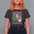 Funny Weed Christmas T Shirt For Women Merry Kushmas Naughty Santa Snowman Cannabis 420 - Wonder Print Shop
