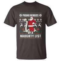 Funny Christmas T Shirt Proud Members Of A Naughty List - Wonder Print Shop