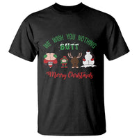 Funny Christmas T Shirt Wishing You Nothing Butt A Merry Christmas - Wonder Print Shop
