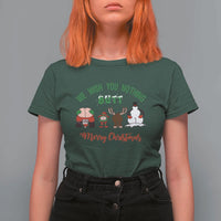 Funny Christmas T Shirt For Women Wishing You Nothing Butt A Merry Christmas - Wonder Print Shop