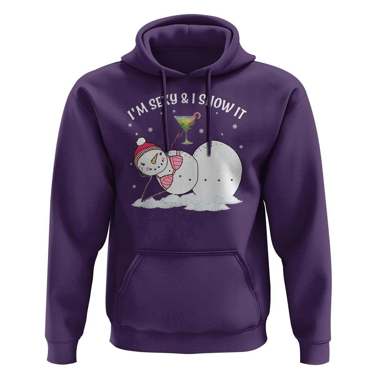 Funny Christmas Snowman Hoodie I Am Sexy And I Snow It