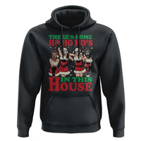 Funny Christmas Hoodie There Is Some Ho Ho Hos In This House Horror Character Dancing