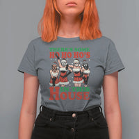 Funny Christmas T Shirt For Women There Is Some Ho Ho Hos In This House Horror Character Dancing - Wonder Print Shop