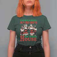 Funny Christmas T Shirt For Women There Is Some Ho Ho Hos In This House Horror Character Dancing - Wonder Print Shop